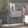 VidaXL Wall-mounted Bedside Table Sonoma Grey 816954