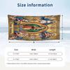 Virgin Mary Theme Beach Towel Personalized Custom Name & Text Soft Quick Dry Beach Towel for Swimming Travel