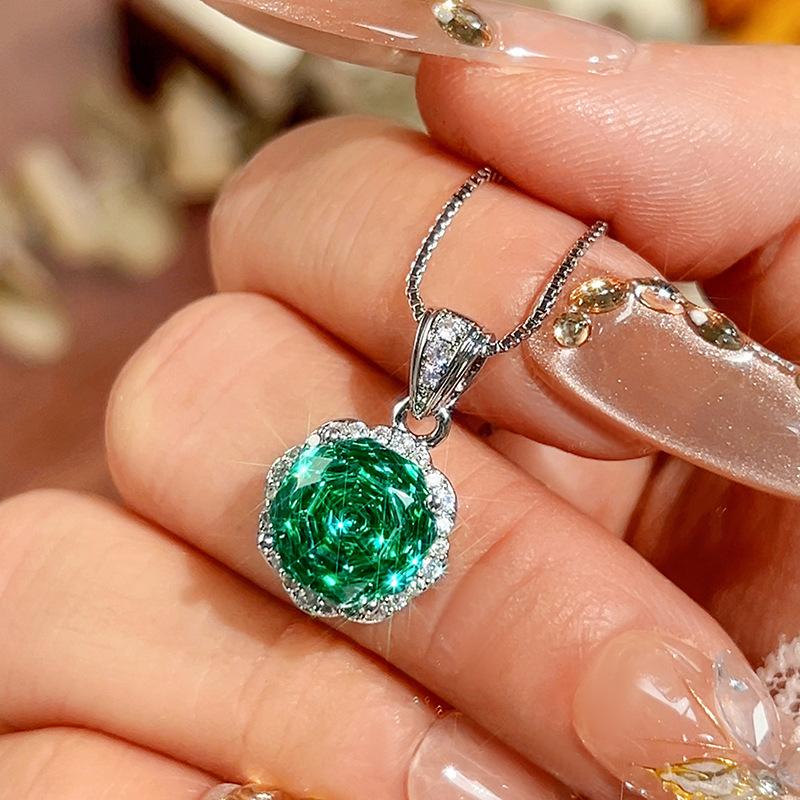 Set Accessories Necklace Stud Earrings Millennium Para Greenstone Versatile Women