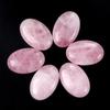 1Pc Natural Crystal Rose Quartz Ornament Decorative Soap Shape Reiki Healing Gemstone Home Decor Jewellery Feng Shui Small Furnishings