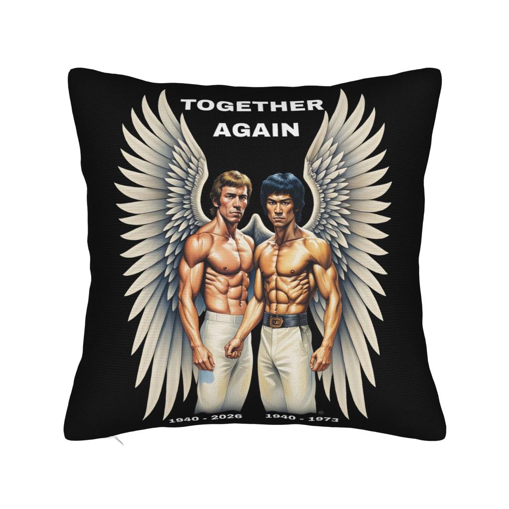 Chuck Norris Pillow Case Soft Pillow Cover Retro Trendy Pillowcases For Sofa Home Decoration