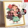 Disney Жемчужная Живопись Детство Моаны Ручная Работа DIY Жемчужные Камни Картины Поделки Особая Форма Домашний Декор Стен