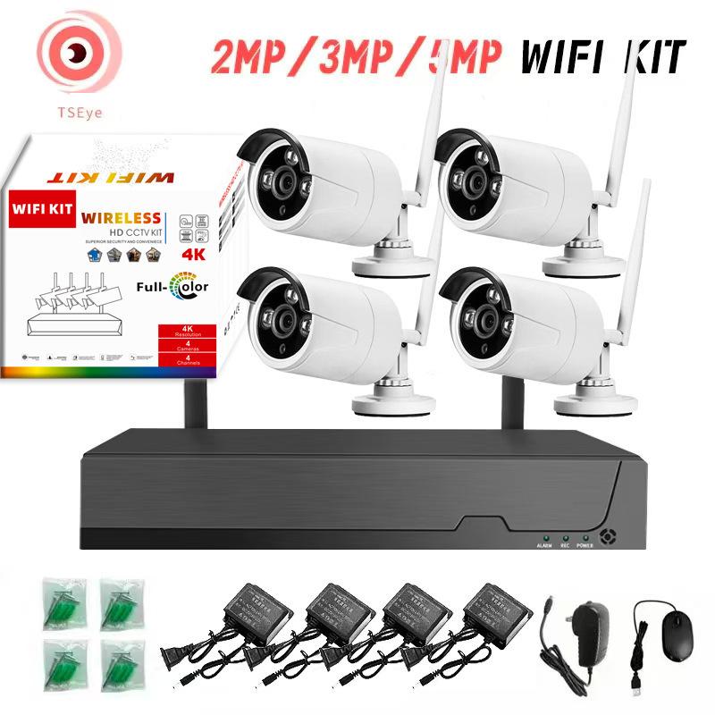 Беспроводной комплект NVR 5 МП: 4/8-канальная система видеонаблюдения с удаленным просмотром через мобильное устройство