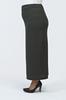 Женская стильная юбка большого размера с эластичной резинкой на талии Юбка больших размеров на подкладке из стальной трикотажной ткани черного цвета