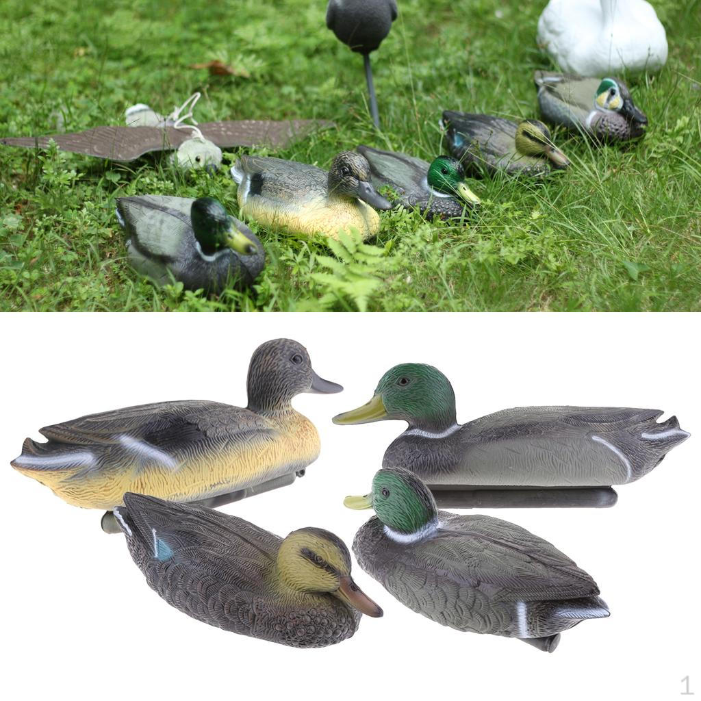 2 of Pairs Simulation Decoy Duck Mallard Hunting For Patio