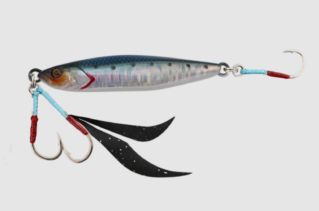 Jackall Metal Jig Flag Trap 100 Grams Iwashi (7855)