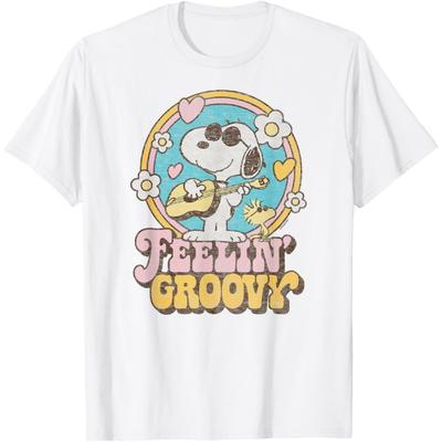 Peanuts - Футболка с Снупи и Вудстоком 'Feelin' Groovy'