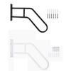 Outdoor Steps Handrails 1-3 Step Exterior Porch Stair U Shaped Wall Mount Safety Grab Bars for Elder
