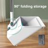 3-in-1 Broom Dustpan Set with Built-in Comb Teeth Long Handle Adjustable Extension Poles Retractable Floor