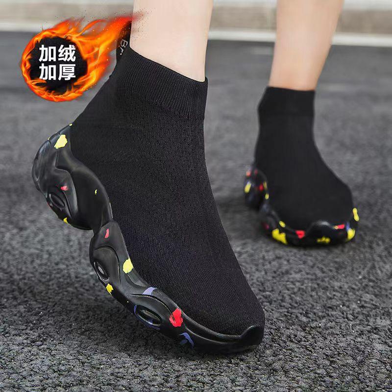 Fashion New Socks Running Shoes Women's Sneakers Sports Shoes for Women Man Breathable Casual Elasticity Platform Vulcanize Ankle Boots