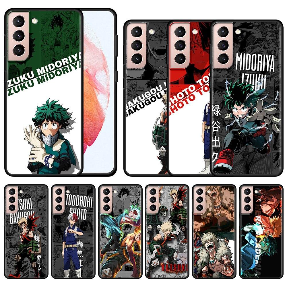 Чехол My Hero Academy Midoriya Izuku Comics для Samsung Galaxy S22 S21 S20 Ultra FE S22 S21 S20 S10 S9 S8 Plus 5G S10e S7 Edge