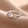 Fashionable Temperament Pearl Index Finger Ring, Personalized Temperament Open Rings