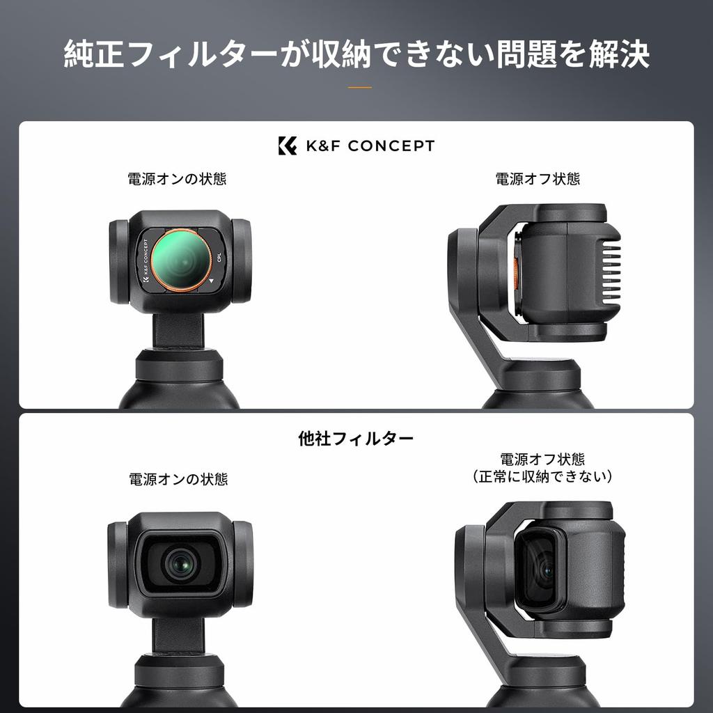 Concept Magnetic Filter for DJI OSMO Pocket 3 AGC Optical Glass High Transmittance ND Filter Light Attenuation Adjustment Contrast Enhancement
