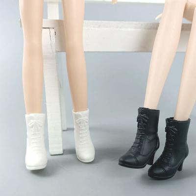 Модная кукольная обувь для куклы Барби, сапоги на высоком каблуке для куклы Блайт, обувь 1/6 BJD, аксессуары для кукольного домика, детские игрушки