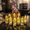 Electronic Simulation Remote Control LED Candle Light Acrylic Plastic Shell Light String for Christmas New Year Graduation