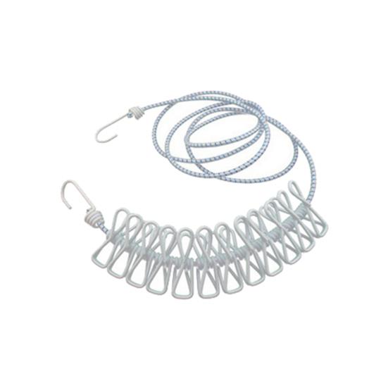 Ветрозащитная уличная вешалка для белья, дорожная веревка для сушки белья с 12 зажимами