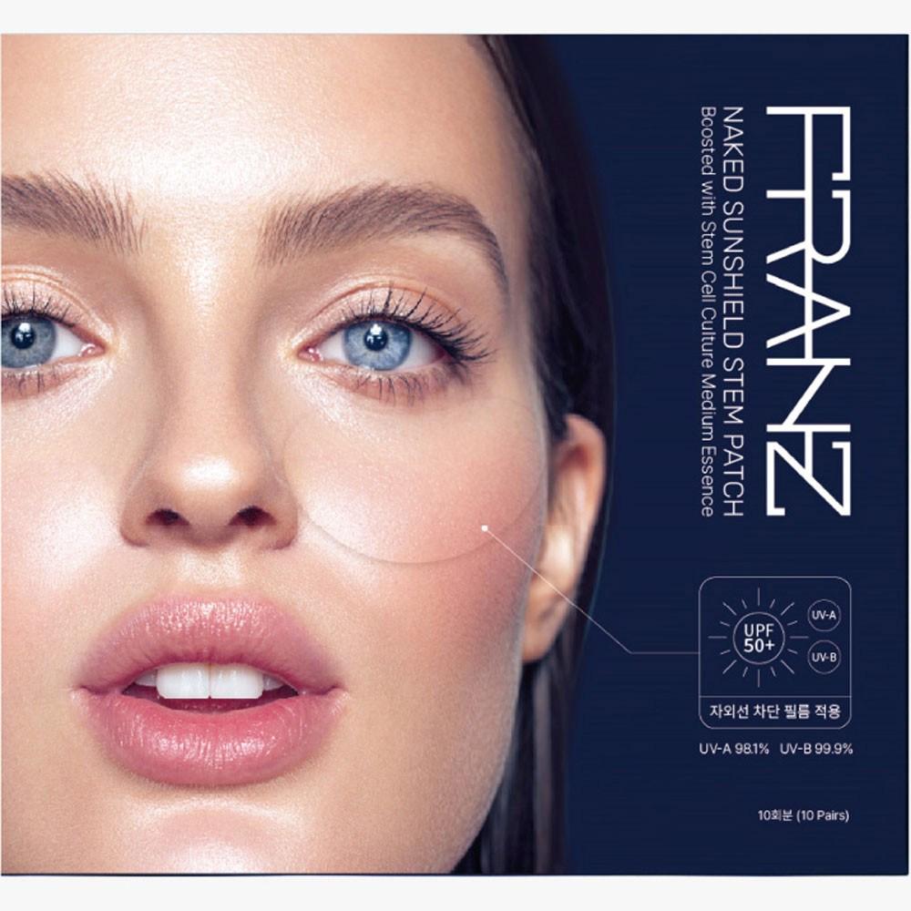 Franz Naked Sunshield Stem Прозрачный солнцезащитный пластырь для гольфа, блокирующий УФ-излучение, для плавания и активного отдыха на открытом воздухе, 30 порций