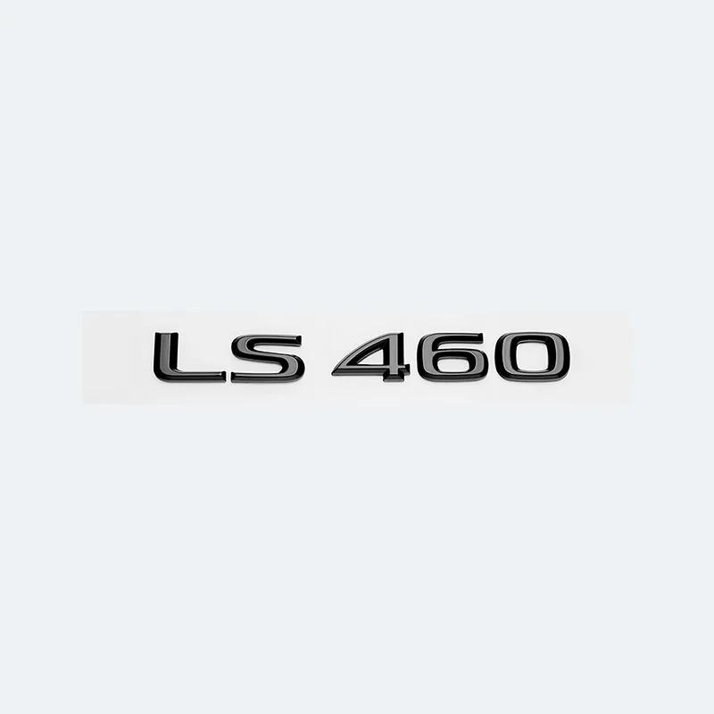 3D Chrome Glossy Black ABS Letters LS350 LS400 LS460 LS460L LS500 LS500h HYBRID Emblem For Lexus Car Trunk Logo Badge Sticker