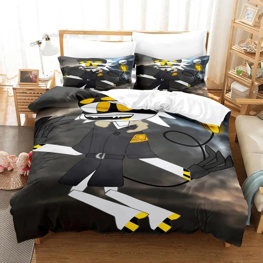Murder Drones Bedding Set Single Twin Full Queen King Size Bed Set Aldult Kid Bedroom Duvetcover Sets 3D Print Anime
