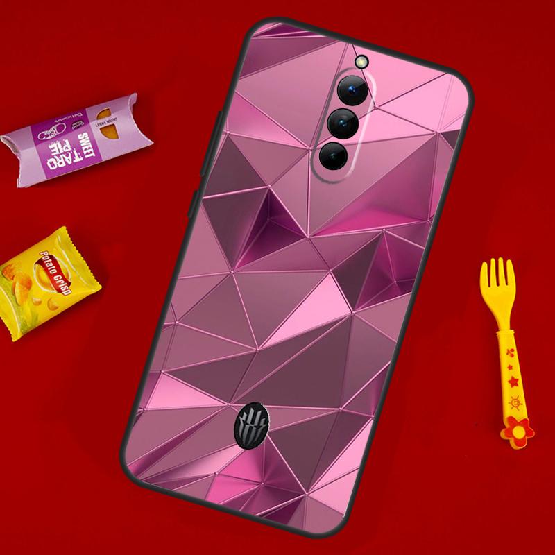 Геометрический абстрактный кристальный чехол для ZTE Nubia Red Magic 8S 9S 10S 8 9 10 11 Pro Plus 6 7 6S 7S Pro 6R 5G 10 Air