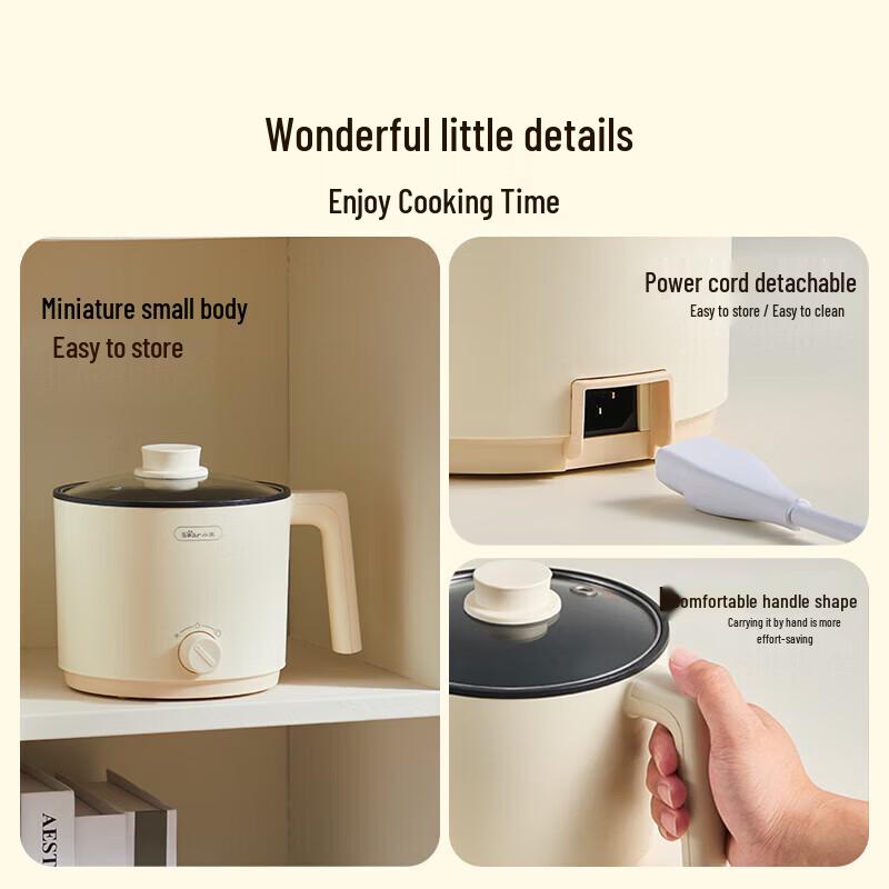 Bear 1.7L Electric Multi-Cooker CN plug (adapter included)