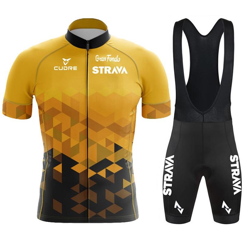 Men Women Cycling Jersey Set Short Sleeve Breathable Quick Dry Performance Bike Wear Road Racing