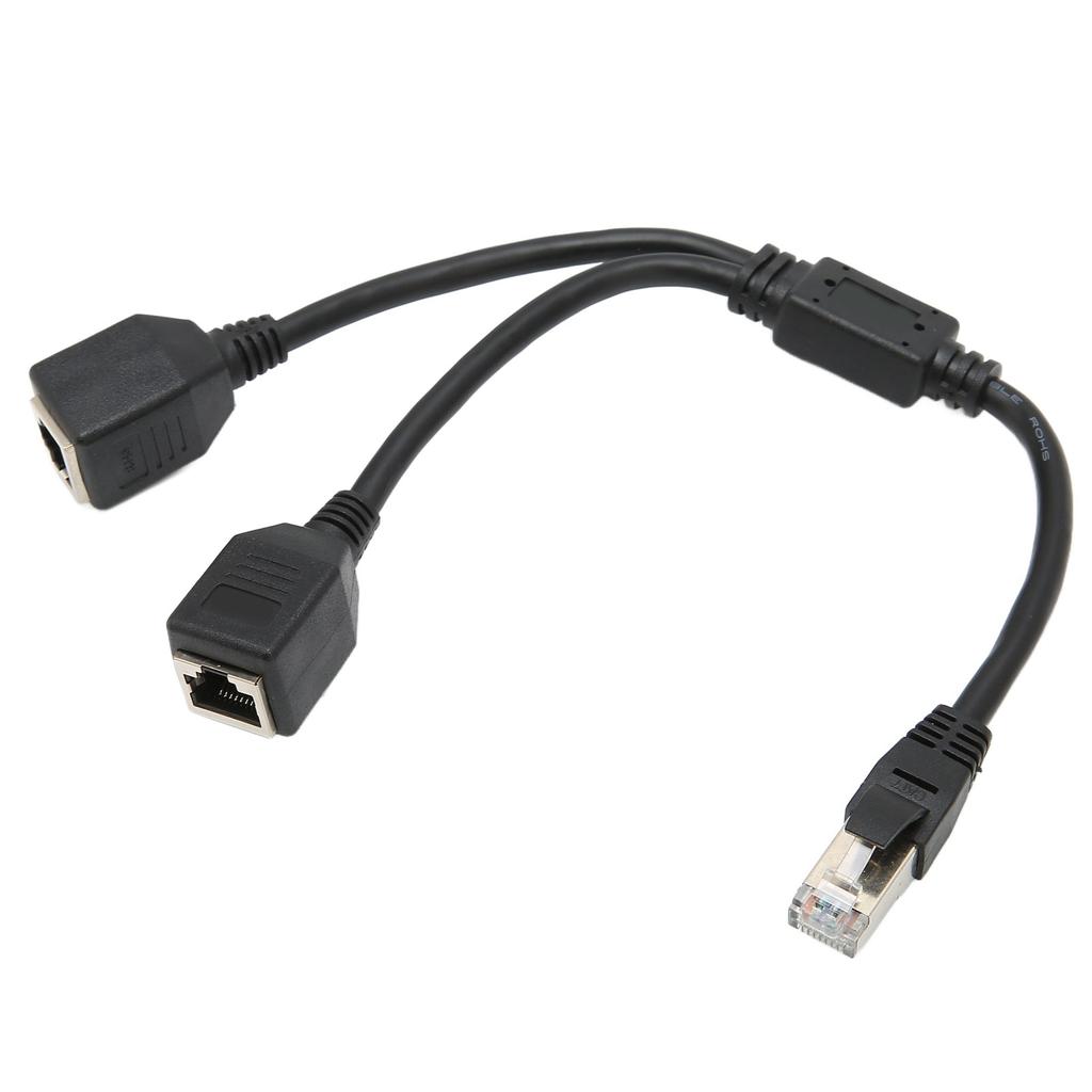 RJ45 Ethernet адаптер кабель-удлинитель 1 на 2 порта Отличное соединение Передача Хороший сигнал