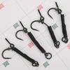 12PCS with Swivels Ronnie Fishing Hook Carbon Steel Fishing Hook Kit Carp Fishing Hook  Carp Fishing