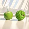 Креативный магнит для декорации в виде имитации фруктов, 3D, милый мини-кокос, магнит на холодильник, мини-украшение в виде сахарного яблока, кухонный домашний декор