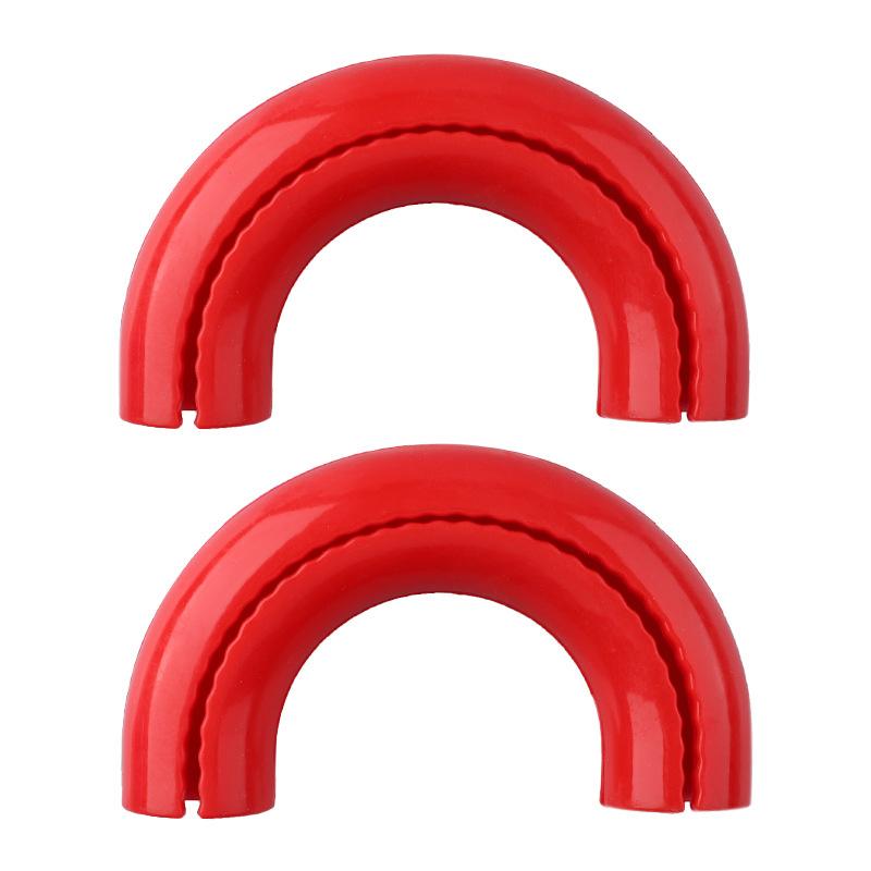 CR1Pair Silicone For F150 2004-2024 Red D Ring Towing Hook Sleeve Cars Exterior Accessories D-Ring Towing Hook Sleeve