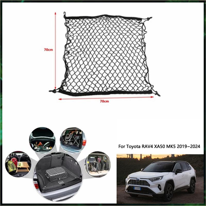 For Toyota RAV4 XA50 MK5 Suzuki Across ~2024 Car Trunk Net Interior Luggage Cargo Organiser Auto One Pices
