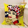AAesthetic Art Venezuela Cushion Cover Silky Short Plush DoubleSided Printed Pillow Case for Sofa All Seasons Home Decor Gift