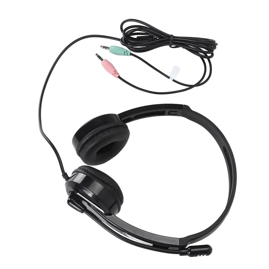 Microphone Headphones 120 Degree Rotatable Microphone Wired Headsets HiFi Speaker Laptop Headphones