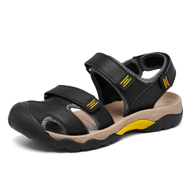 Large Size Genuine Leather Men Sandals Summer Men Beach Sandals Outdoor Sandals For Men