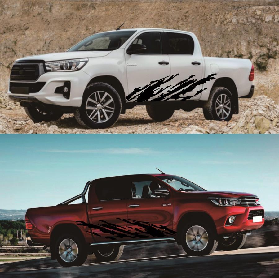 1 пара новых черных наклеек на автомобиль, графики брызг грязи для грузовика, внедорожника 4x4, боковой двери