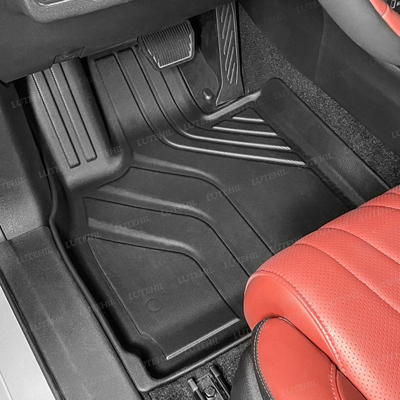LUTEHIL For EXEED RX 2023-2024 All-Weather TPE Floor Mat Trunk Mat Full Set Carpet Cover Auto Interior Protector Accessories