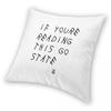 Drake If You'Re Reading This Go State Square Pillowcase Polyester Linen Velvet Printed Zip Decorative Car Cushion Cover