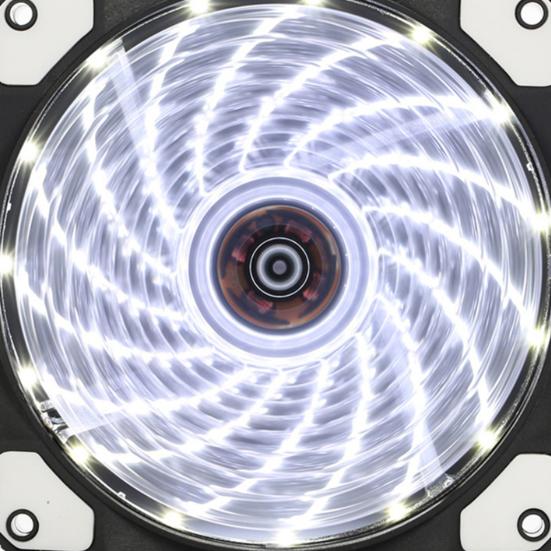 Ultra Silent Anti-vibration 15 Lights Round Computer Cooling Fan