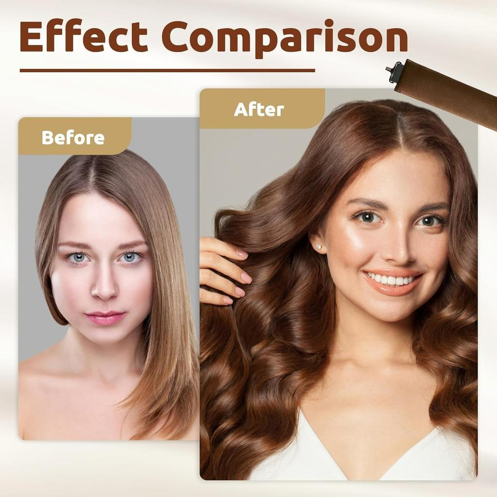 Heatless Blowout Rods,Overnight Blowout Rods,Overnight Curls for All Hair Types,Heatless Curling Method,Portable Design and Easy Overnight Styling