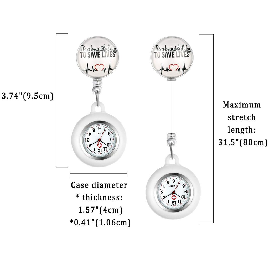Lancardo Nurse Nurse Pocket Pocket Save Nursery White Watch, Watch, Watch, Watch, Силиконовые, Съемные, Растягивающиеся, Мужские, Женские, Милые, Lifes,