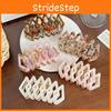 Acetate Chic Hair Claw Clip With Trendy Line Patterns In Vibrant Colors For Women