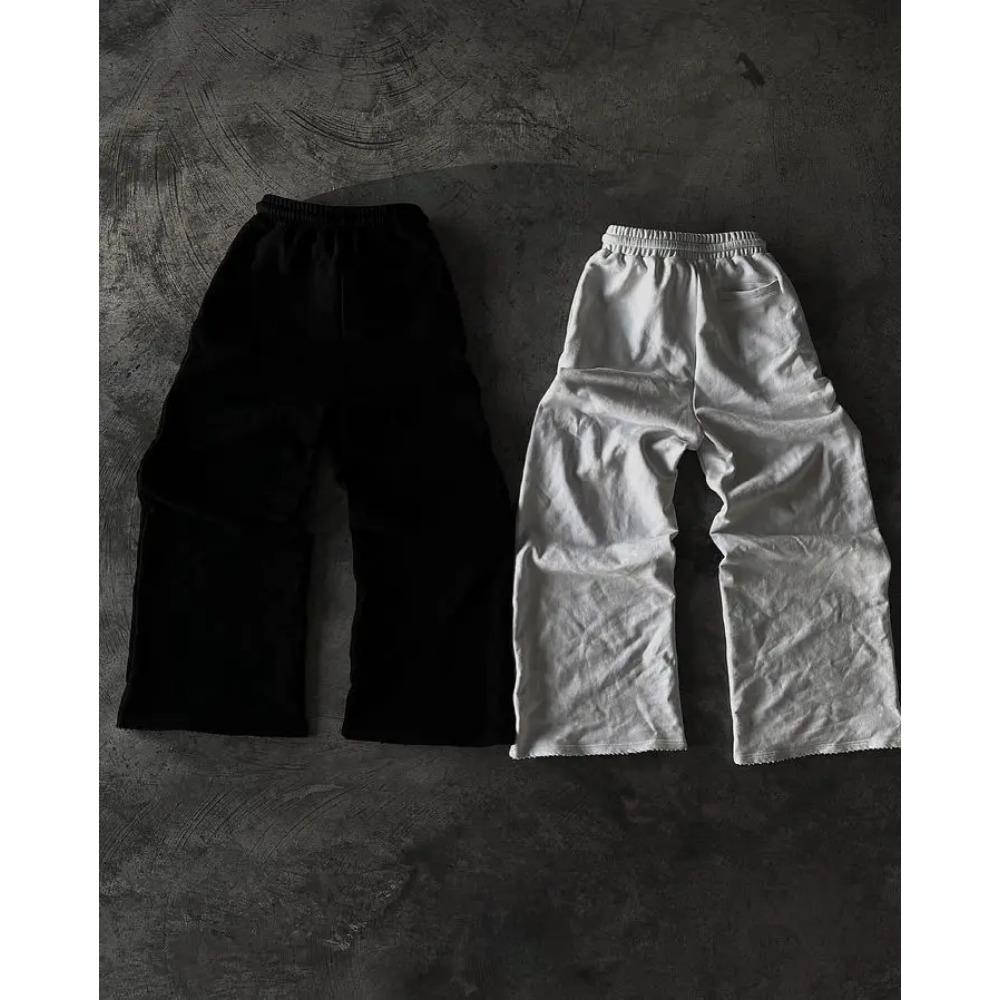 Y2K New Streetwear Спортивные штаны для мужчин и женщин Джоггеры Harajuku Hip Hop Графическая вышивка с буквами Большие брюки Повседневные брюки в готическом стиле