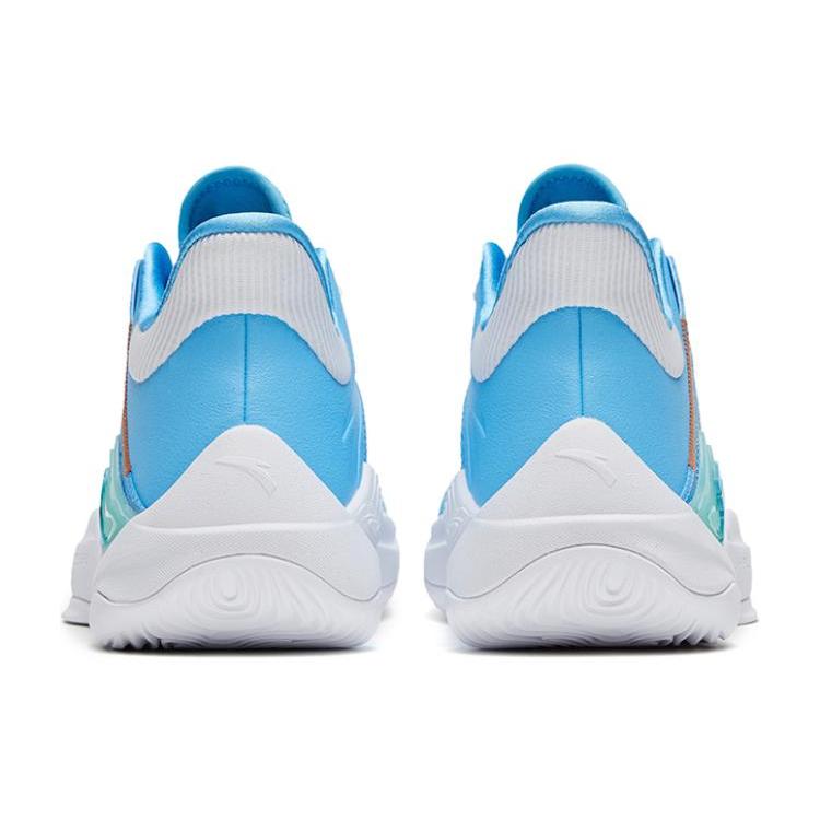 Anta See Mountain 2.5 Cushioning Anti-Slip And Wear-Resistant Low-Top Basketball Shoes Blue White 112321602-1
