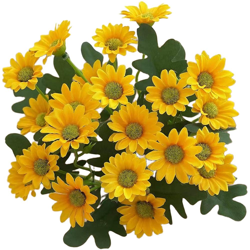 Realistic Appearance Silk Chamomile Daisy Delicate Petals