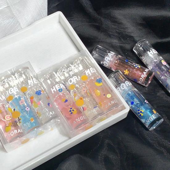 Текстурная увлажняющая мини-прозрачная глазурь для губ для девочек