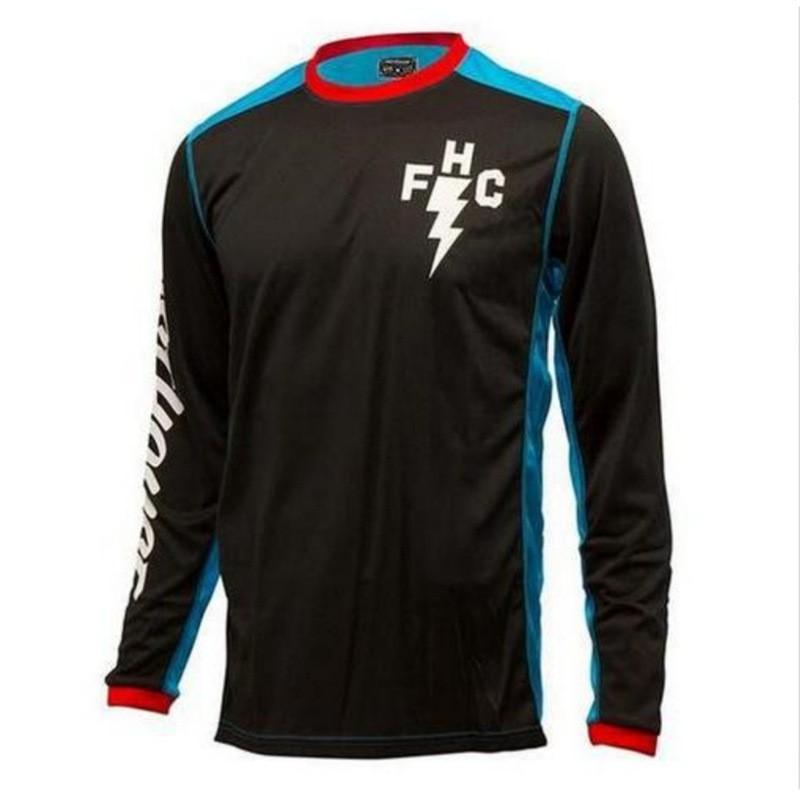 FASTHOUSE Mens Cycling Jersey Long Sleeve Quick Dry Mountain Bike Shirt Outdoor Offroad Riding