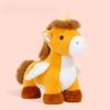 Cute Single-horned Pegasus Doll Creative Plush Toy Pony Doll Birthday Gift Girl