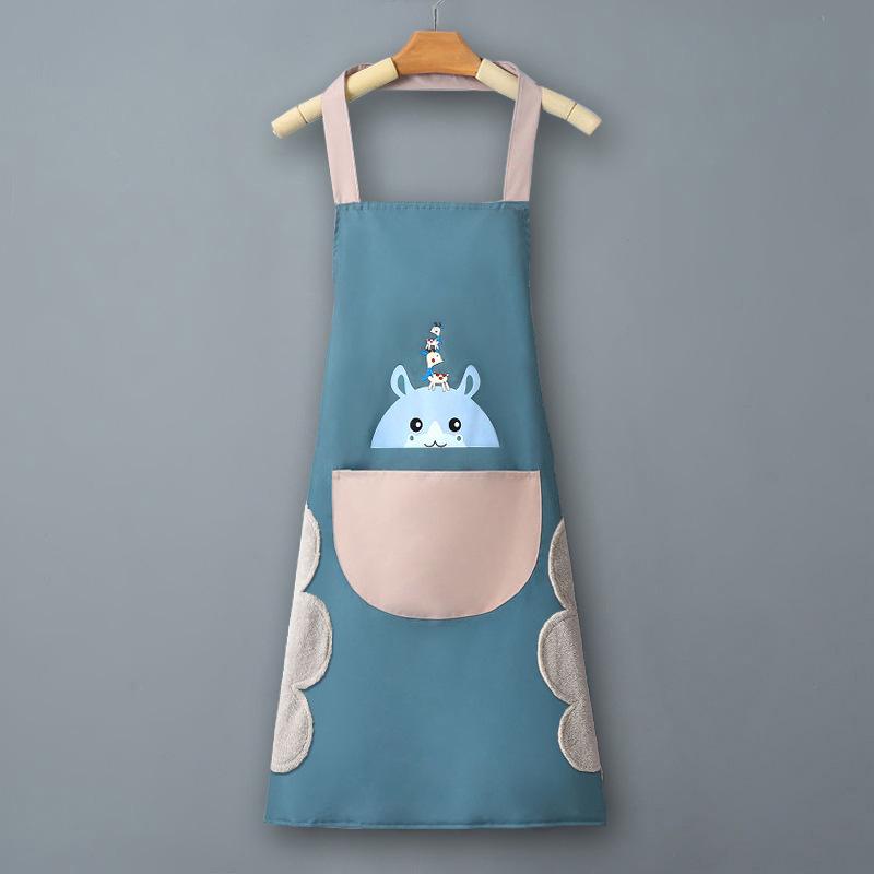 Водонепроницаемый и маслостойкий ПВХ фартук с логотипом и поясным ремнем для кухни и общественного питания