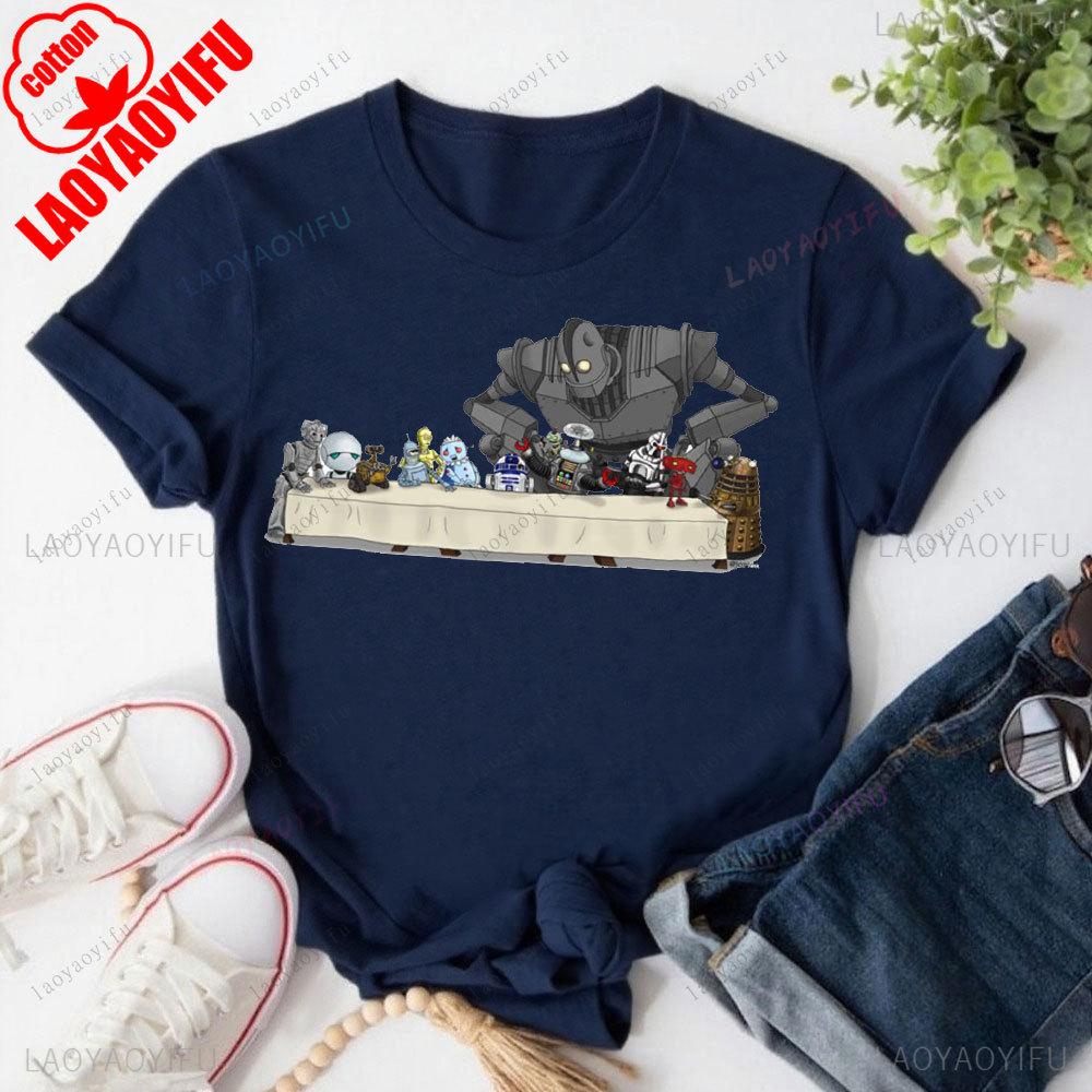 FFuturama Retro Robot Print T Shirt Unisex Clothing Bender Evolution Geek Graphic Tshirts Women Unisex Harajuku Casual Top Clothing