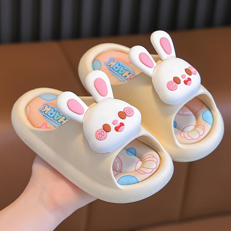 Children's summer cartoon cute non-slip indoor bathing soft-soled slippers for girls, baby slippers